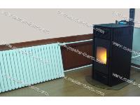 Pellet stoves (Air and boiler heating)